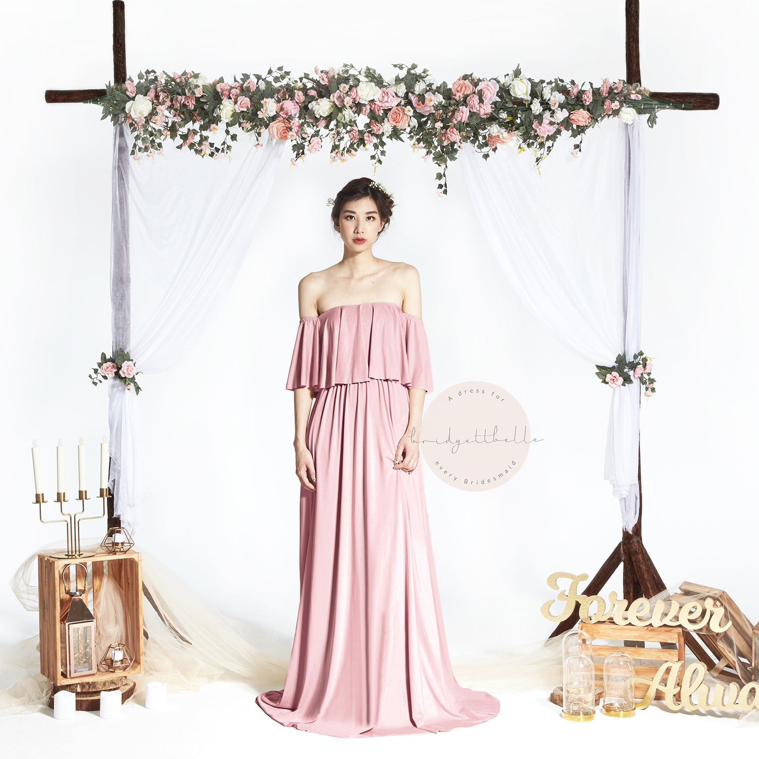 Bb Acadia in Blush Pink 2 Way Off Die Schulter Bodenlangen Cabrio Boho Brautjungfer Maxi Kleid Hochzeit Abendkleid Bb Acadia in Blush Pink 2 Way Off Die Schulter Bodenlangen Cabrio Boho Brautjungfer Maxi Kleid Hochzeit Abendkleid von Bridgettbe11e