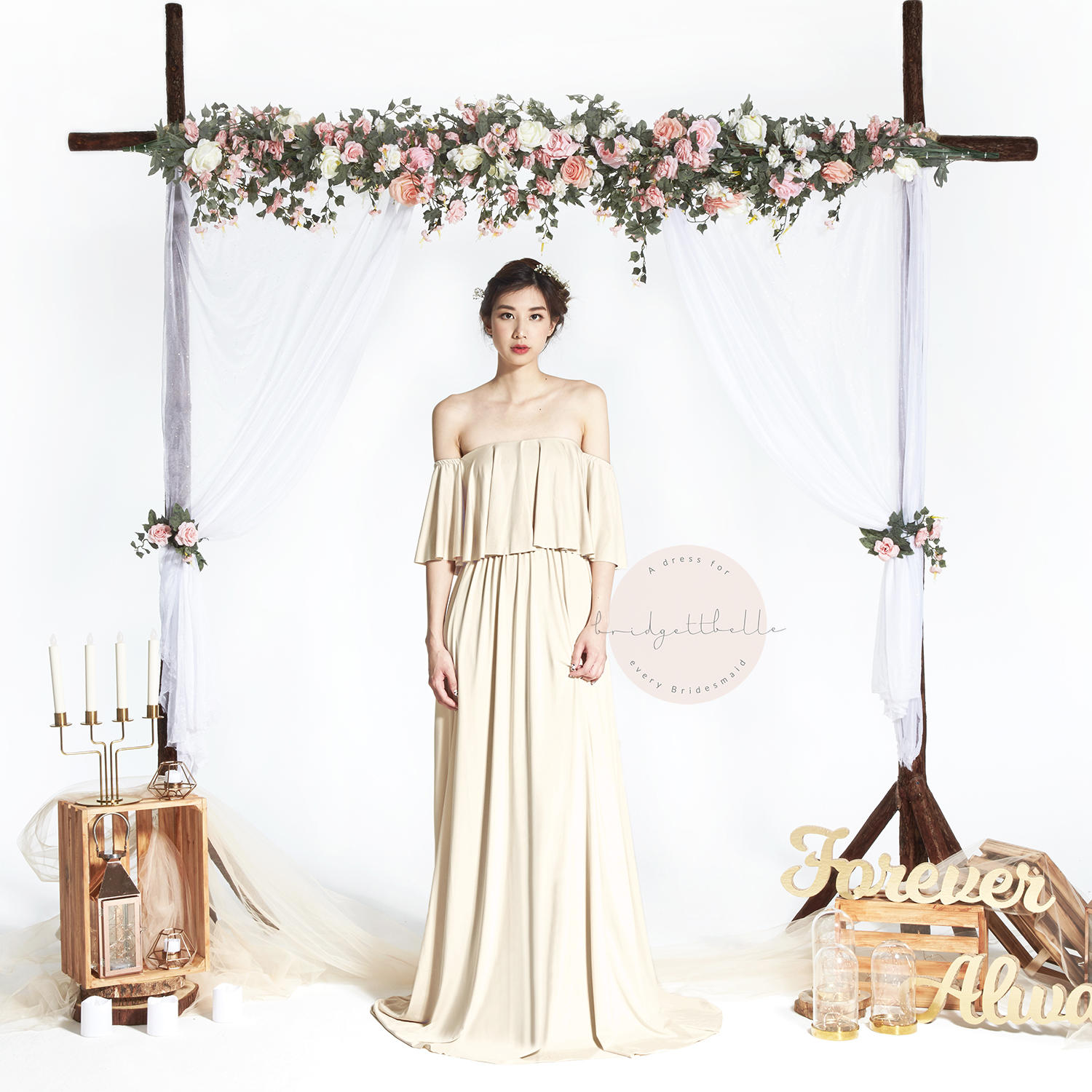 Bb Acadia in Champagne 2 Way Off The Shulter Bodenlange Cabrio Boho Brautjungfer Maxi Kleid Hochzeit Abendkleid Bb Acadia in Champagne 2 Way Off The Shulter Bodenlange Cabrio Boho Brautjungfer Maxi Kleid Hochzeit Abendkleid von Bridgettbe11e