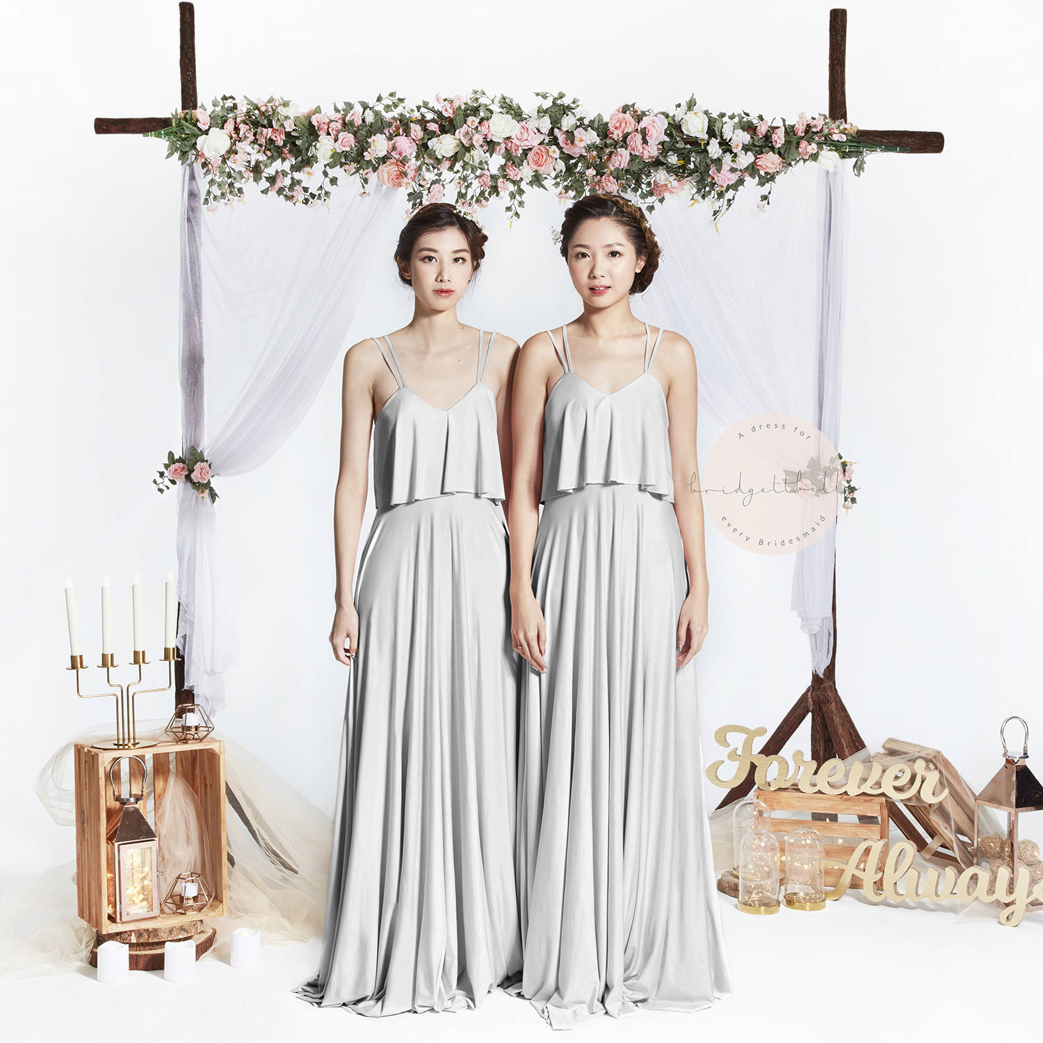 Bb Cadee in Taube Grau Riemchen Bodenlangen Cabrio Boho Brautjungfer Maxi Kleid Hochzeit Abendkleid Bb Cadee in Taube Grau Riemchen Bodenlangen Cabrio Boho Brautjungfer Maxi Kleid Hochzeit Abendkleid von Bridgettbe11e