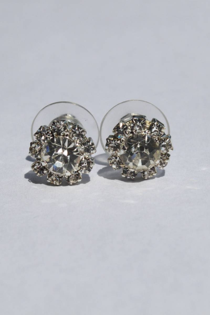 Edwina Strass-Cluster-Ohrringe Edwina Strass-Cluster-Ohrringe von BridleBlingCharms
