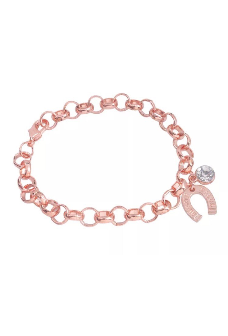 Rose Gold Hufeisen Kette Armband. Schmuck. Trense Bling Rose Gold Hufeisen Kette Armband. Schmuck. Trense Bling von BridleBlingCharms