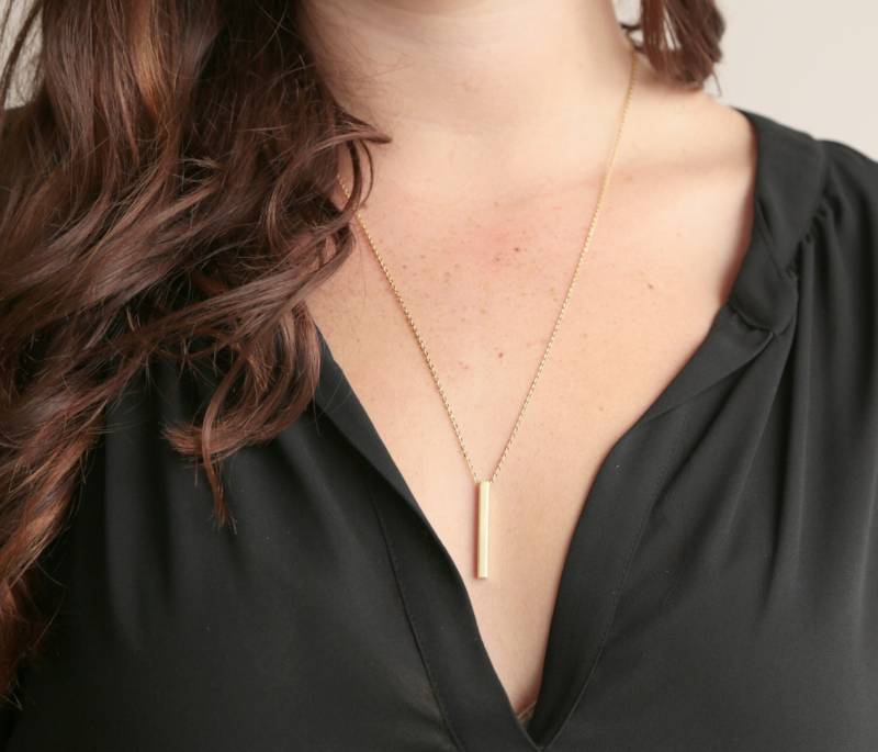 Everyday Halskette/Mutter Vertikale Bar Schichtung Kette Rose Gold Silber Brautjungferngeschenk Schmuck Everyday Halskette/Mutter Vertikale Bar Schichtung Kette Rose Gold Silber Brautjungferngeschenk Schmuck von BrielleDesignsOnEtsy