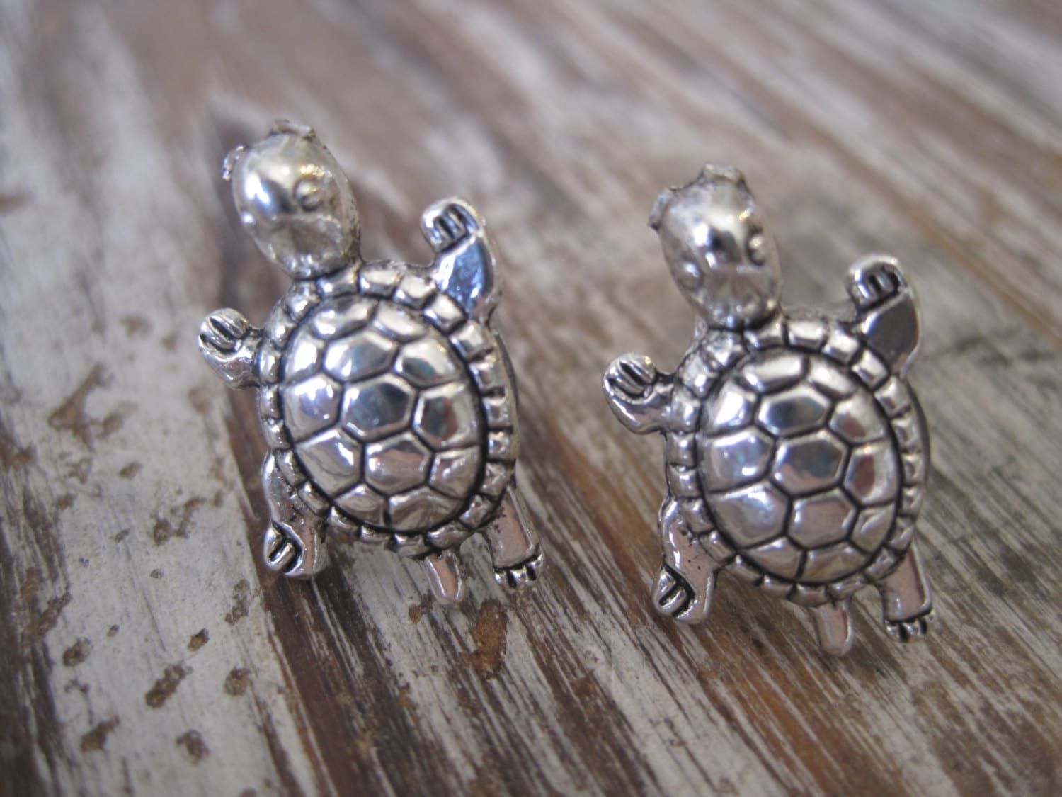 Silber Schildkröte Ohrringe - Ohrstecker Ohrringe Silber Schildkröte Ohrringe - Ohrstecker Ohrringe von BriellesJewels