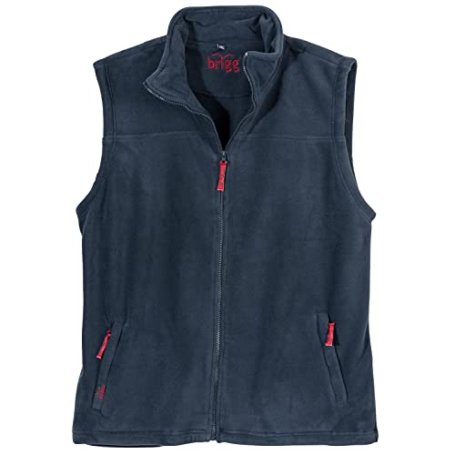 Brigg Fleece-Weste Übergröße dunkelblau, Größe:5XL von Brigg