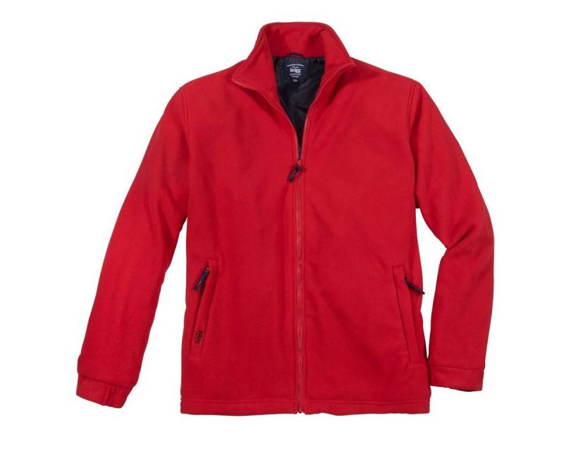 Brigg Fleecejacke Brigg Fleecejacke Übergröße rot von Brigg