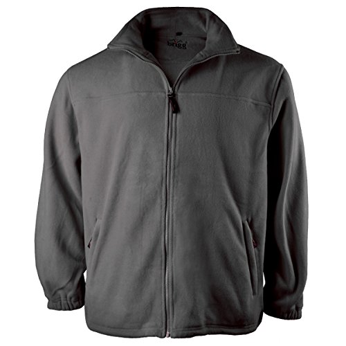 Brigg Fleecejacke Übergröße anthrazit ohne Futter, Größe:6XL von Brigg