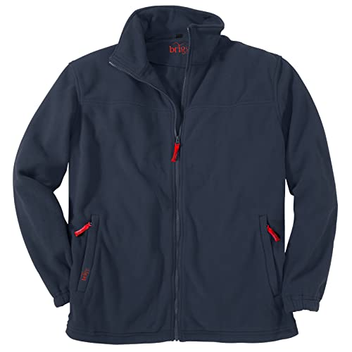 Brigg Fleecejacke Übergröße dunkelblau ohne Futter, Größe:7XL von Brigg