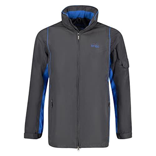 Brigg Große Größen Herren Übergangsjacke granit-sky bis 14XL, Größe:10XL von Brigg