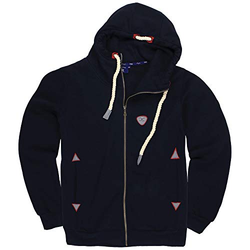 Brigg Hoody Kapuzen Jacke blau, Größe:6XL von Brigg