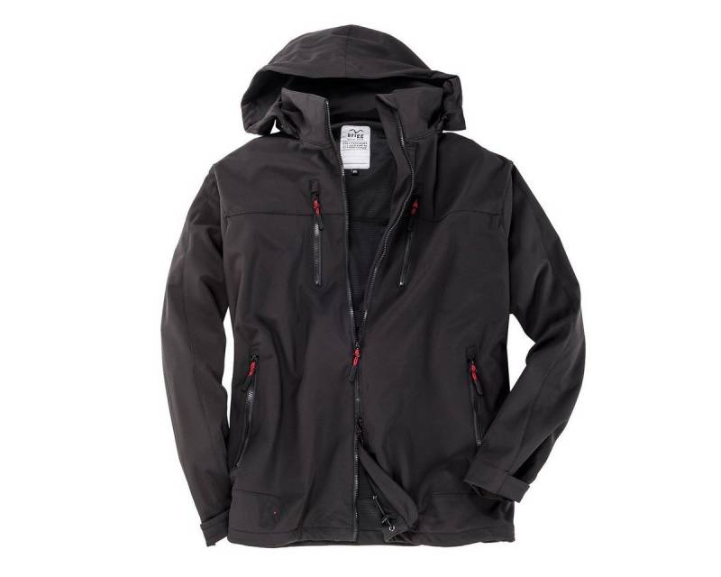 Brigg Softshelljacke Brigg Übergrößen Stretch-Softshelljacke schwarz von Brigg