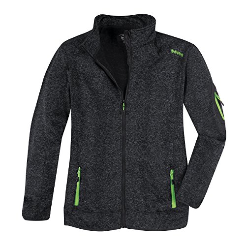 Brigg XXL Strickoptik Fleecejacke anthrazit melange, Größe:2XL Brigg XXL Strickoptik Fleecejacke anthrazit melange, Größe:2XL von Brigg