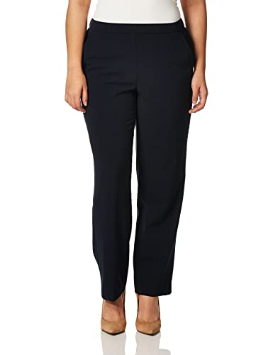 Briggs New York Damen Briggs Women's Pull on Dress Trousers Regular Length & Short Length Freizeithose, Navy, 44 Tall EU von Briggs New York