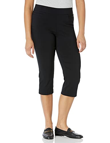Briggs New York Damen Caprihose Zum Hineinschlüpfen mit L-Tasche Unterhose, schwarz, 38 von Briggs New York
