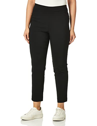 Briggs New York Damen Super Stretch Millennium Slimming Pull-on Ankle Pant Hose, Schwarz, 42 von Briggs New York