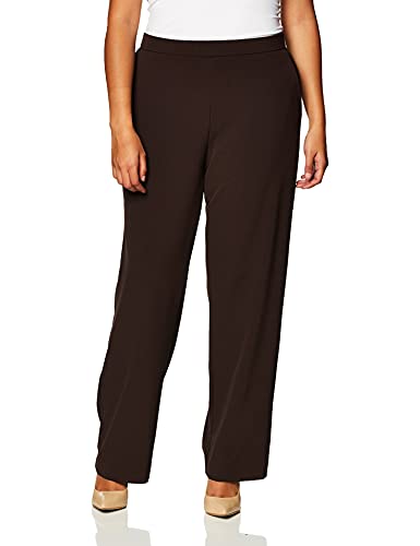 Briggs New York Damenhose zum Hineinschlüpfen (Normale Kurze und Lange Länge), Braun, 44 von Briggs New York