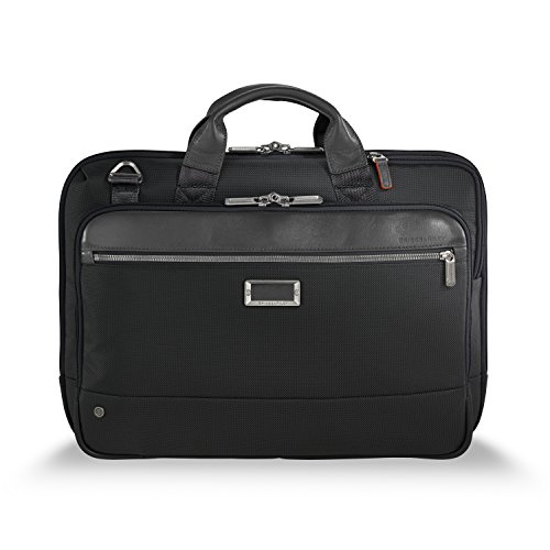 Briggs & Riley Work Slim Brief Aktentasche, 42 cm, 4.9 liters, Schwarz (Black) von Briggs & Riley