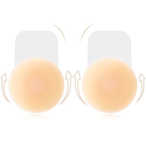 Brightdeal Trägerloser Silikon Klebe-BH Push-Up – Wiederverwendbar, Unsichtbar, Hautfreundlich – Ideal für Rückenfreie Outfits & Hochzeitskleider – Größen: A-B Cup von Brightdeal