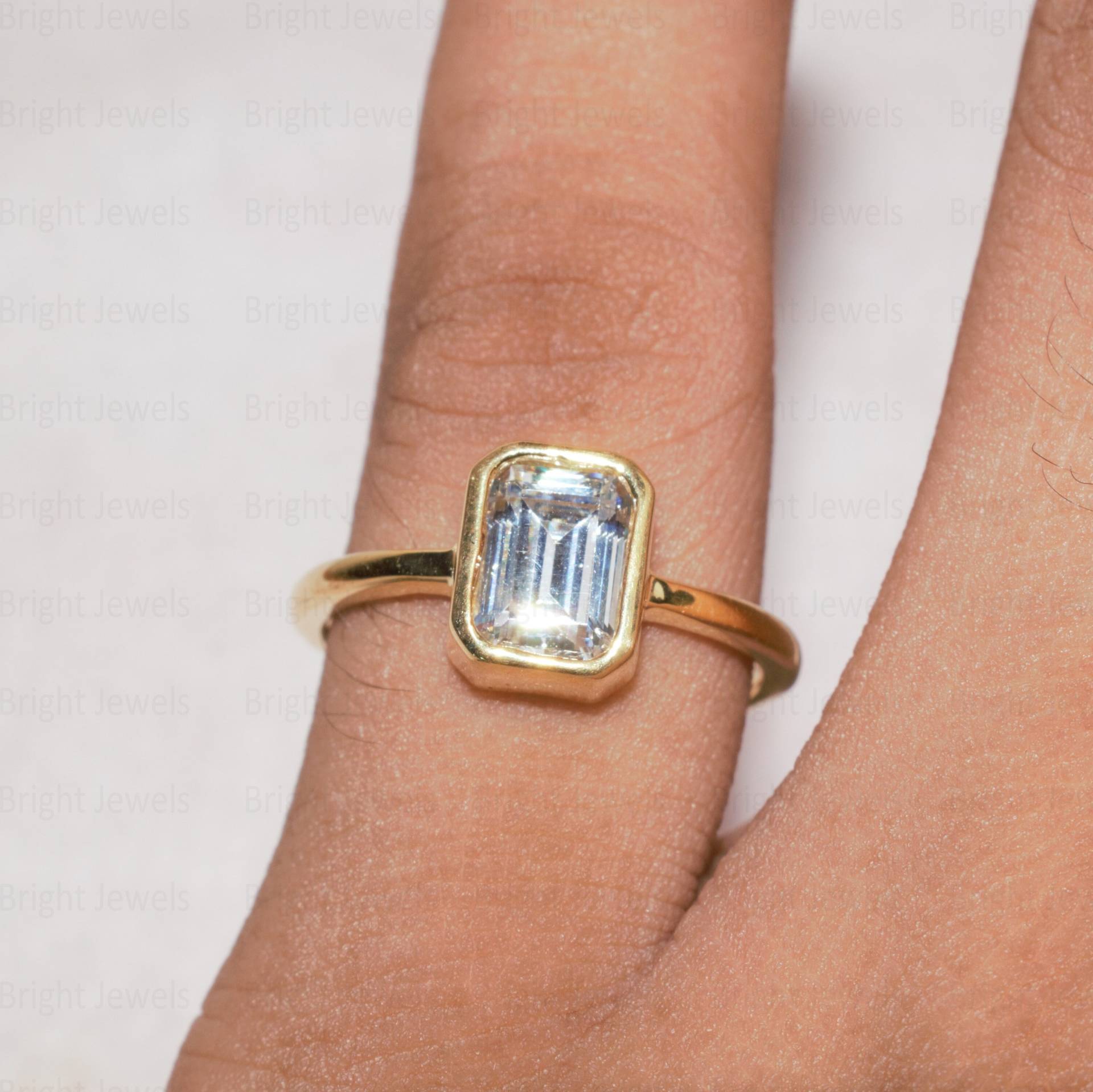 Labradorit Ring, Diamant Jubiläumsring, 14K Gold Verlobungsring, Einfassung Set Solitär Vorschlag Frauen Ring von BrightjewelsCo