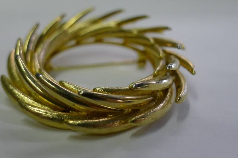 Goldener Kreis Getönten Pin Kranz [Mv] von BrightwoodLane