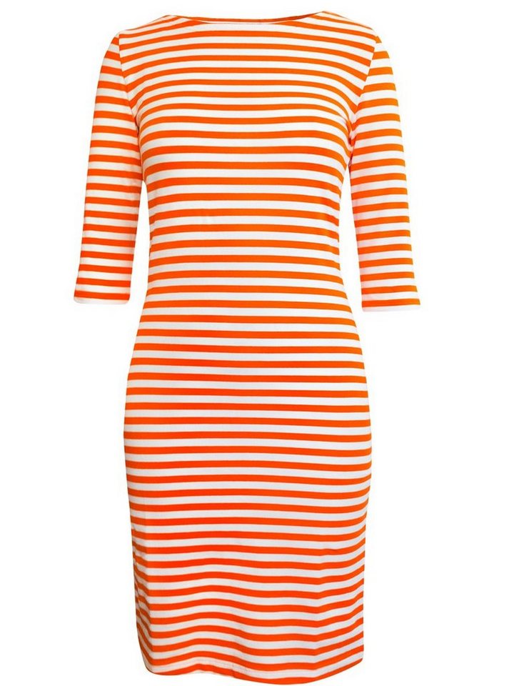 Brigitte von Boch Sommerkleid Portola Kleid orange-weiss von Brigitte von Boch