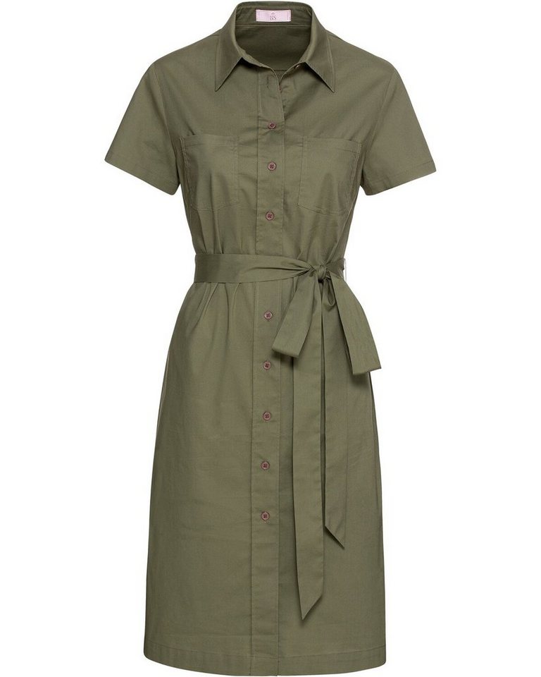 Brigitte von Schönfels Midikleid Hemdblusenkleid mit Gürtel von Brigitte von Schönfels