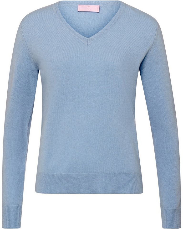 Brigitte von Schönfels Strickpullover Kaschmir V-Pullover von Brigitte von Schönfels