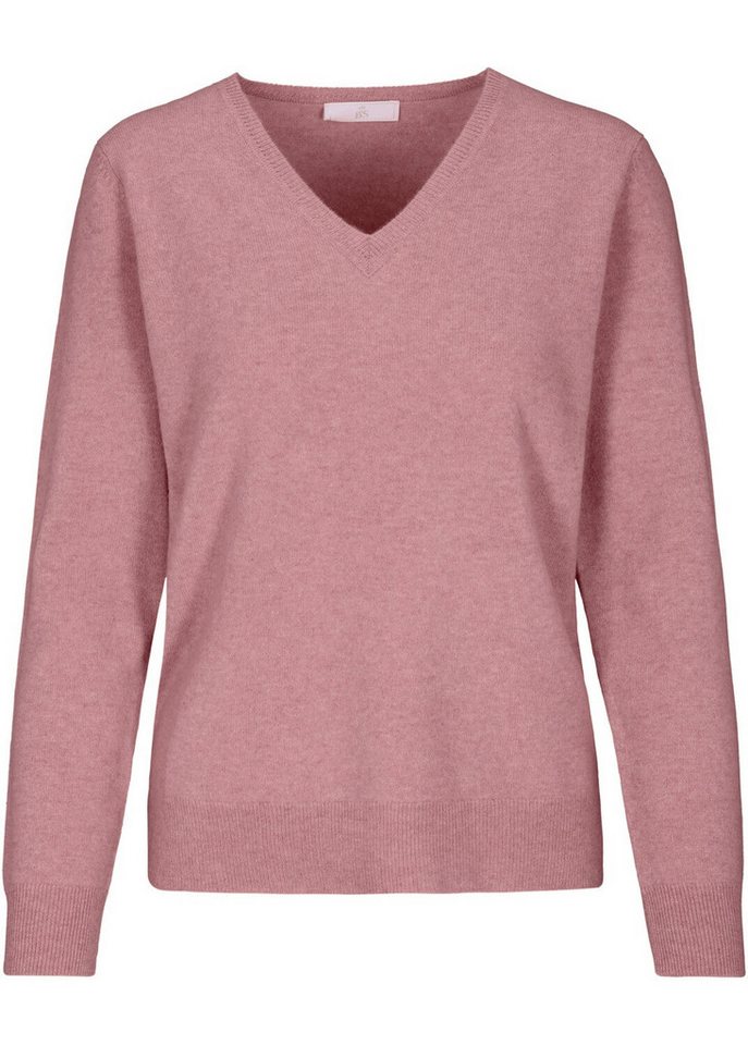 Brigitte von Schönfels Strickpullover Kaschmir V-Pullover von Brigitte von Schönfels