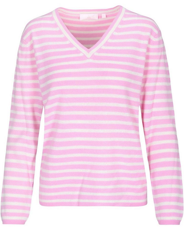 Brigitte von Schönfels Strickpullover Ringel-V-Pullover von Brigitte von Schönfels