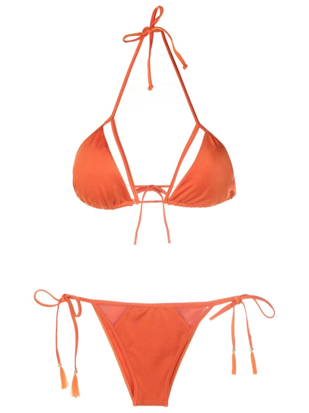 Brigitte Klassischer Triangel-Bikini - Orange von Brigitte