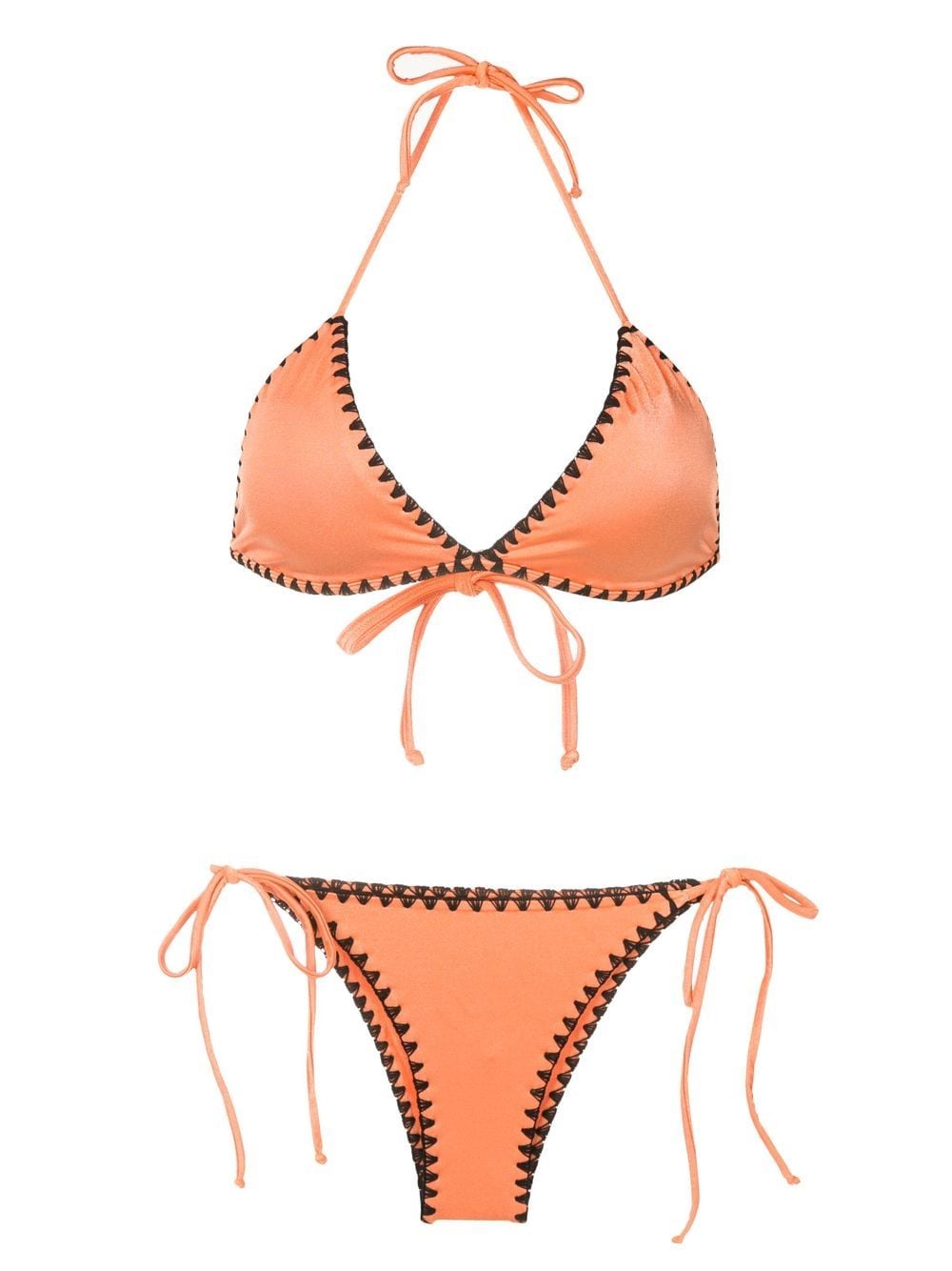 Brigitte Moon Neckholder-Bikini - Orange von Brigitte