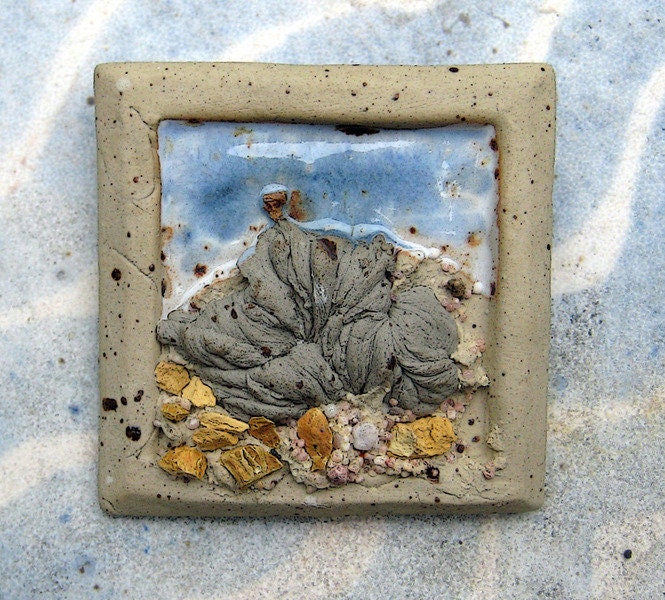 Keramikbrosche, "Landschaft 2" Keramikbrosche, "Landschaft 2" von BrigittePeglow
