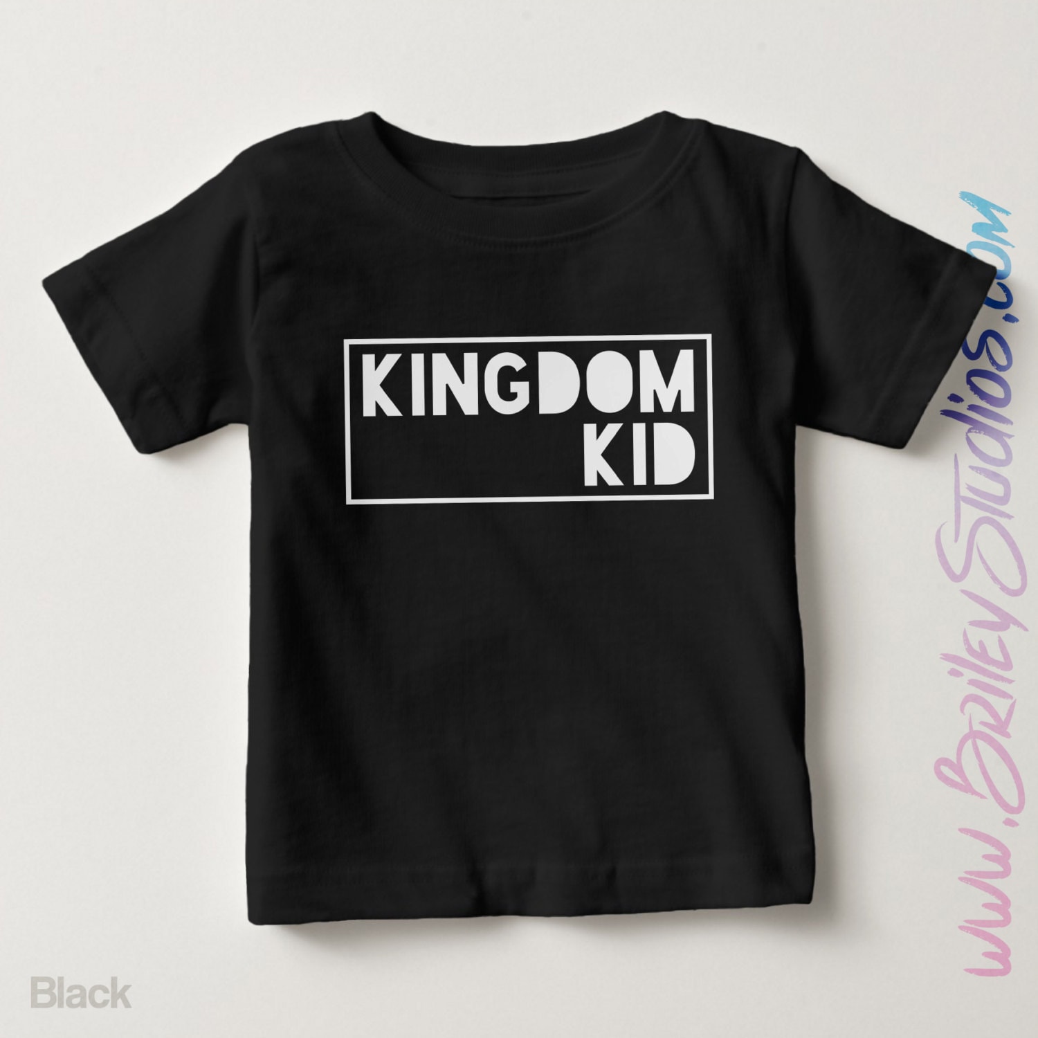 Kingdom Kid Kurzarm Kleinkind T-Shirt, Christliche Geschenke, Kleine Kinder, Personalisierte Kinderkleidung, Kirche, Bibellager, Taufe Outfit von BrileyStudios