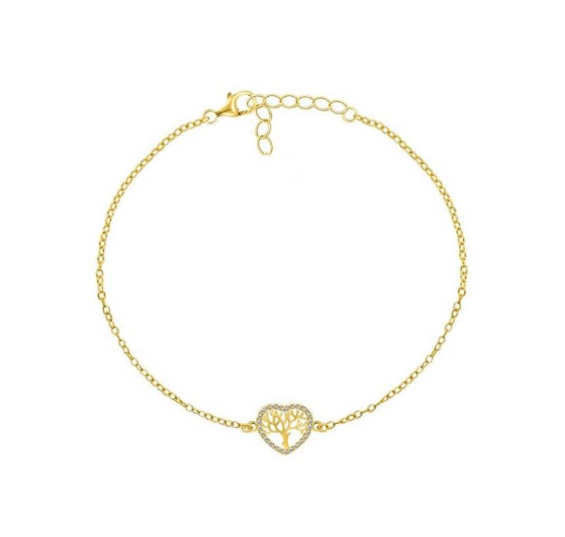 Brilio Silver Armband Beautiful gold-plated bracelet Tree of Life BRC56Y von Brilio Silver