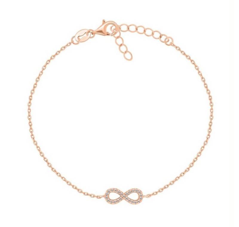 Brilio Silver Armband Bronze silver bracelet with zircons Infinity BR42R von Brilio Silver