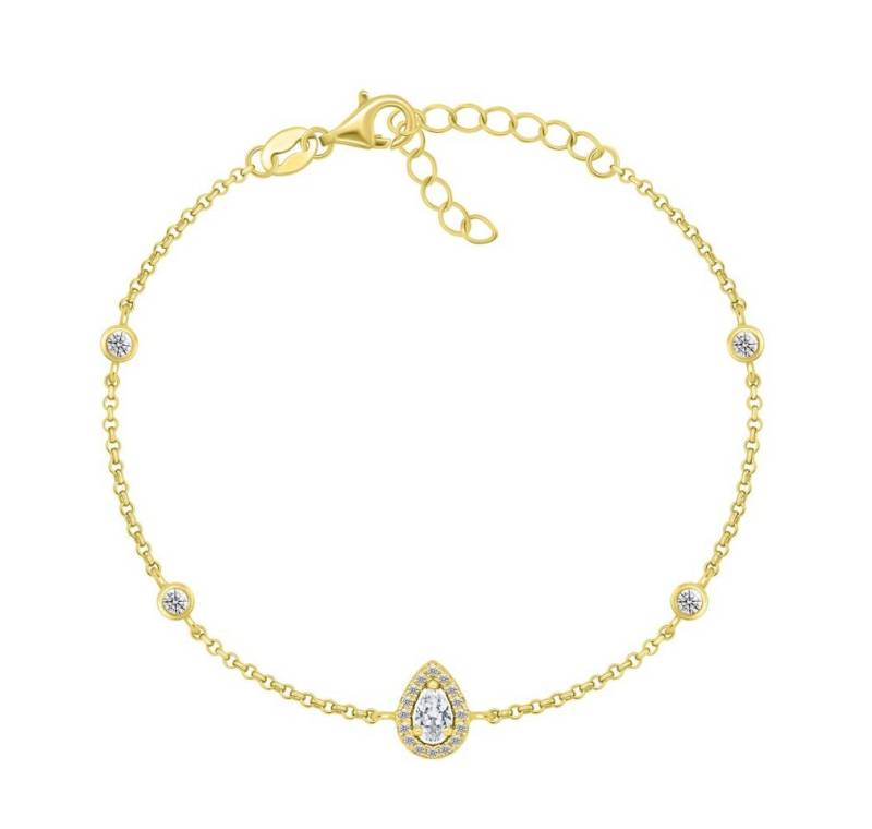 Brilio Silver Armband Charmantes Silberarmband mit Zirkonen BRC125Y von Brilio Silver