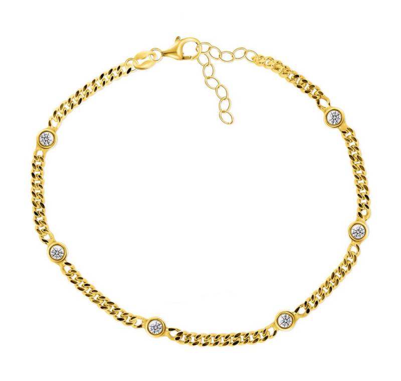 Brilio Silver Armband Modern gold-plated bracelet with zircons BRC44Y von Brilio Silver