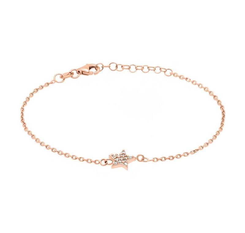 Brilio Silver Armband Playful bronze bracelet made of silver with a star BR10R von Brilio Silver