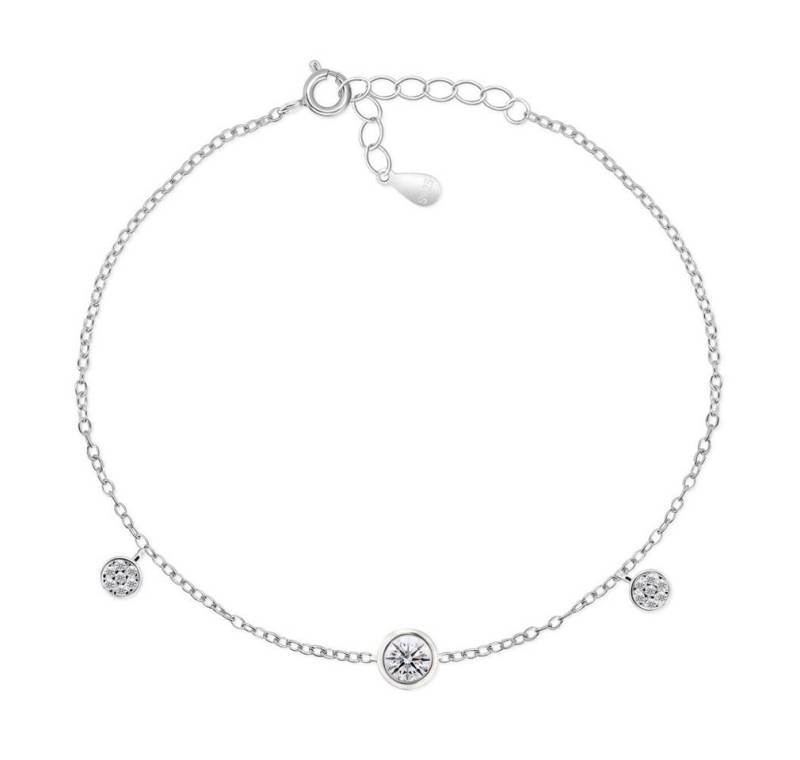 Brilio Silver Armband Sparkling silver bracelet with zircons BRC58W von Brilio Silver