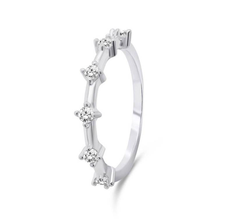 Brilio Silver Fingerring Beautiful silver ring with zircons RI041W - Circuit: 52 mm von Brilio Silver