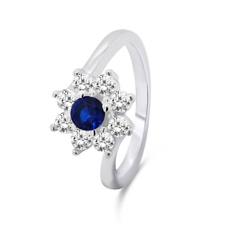 Brilio Silver Fingerring Beautiful silver ring with zircons RI053WB - Circuit: 52 mm von Brilio Silver