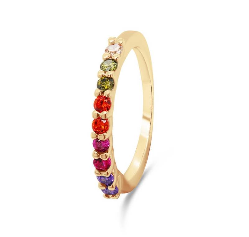 Brilio Silver Fingerring Decent gold-plated ring with colored zircons RI063Y - Circuit: 50 mm von Brilio Silver