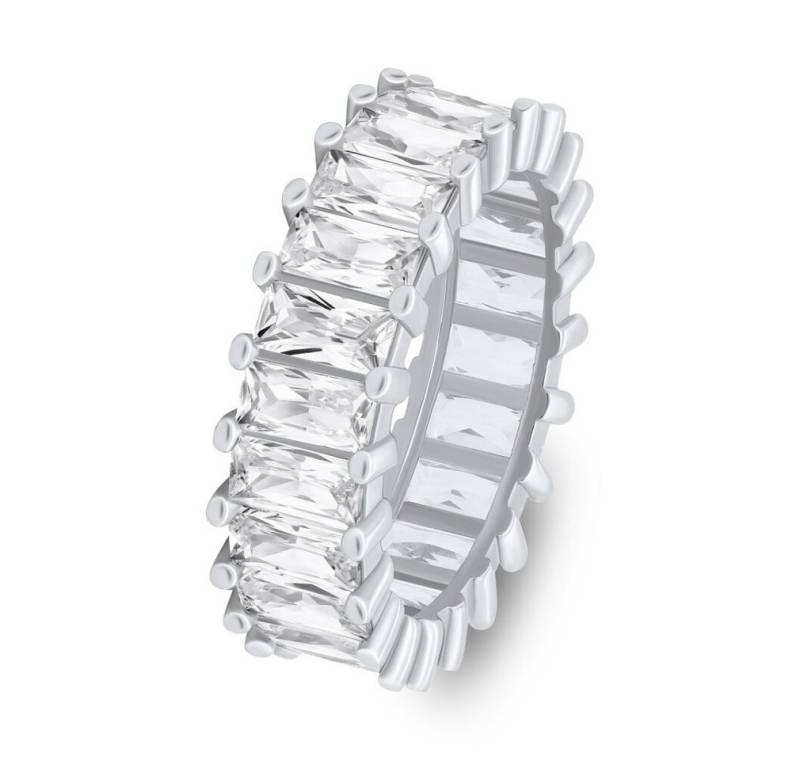Brilio Silver Fingerring Funkelnder Silberring mit klaren Zirkonen RI087W - Ring: 54 mm von Brilio Silver
