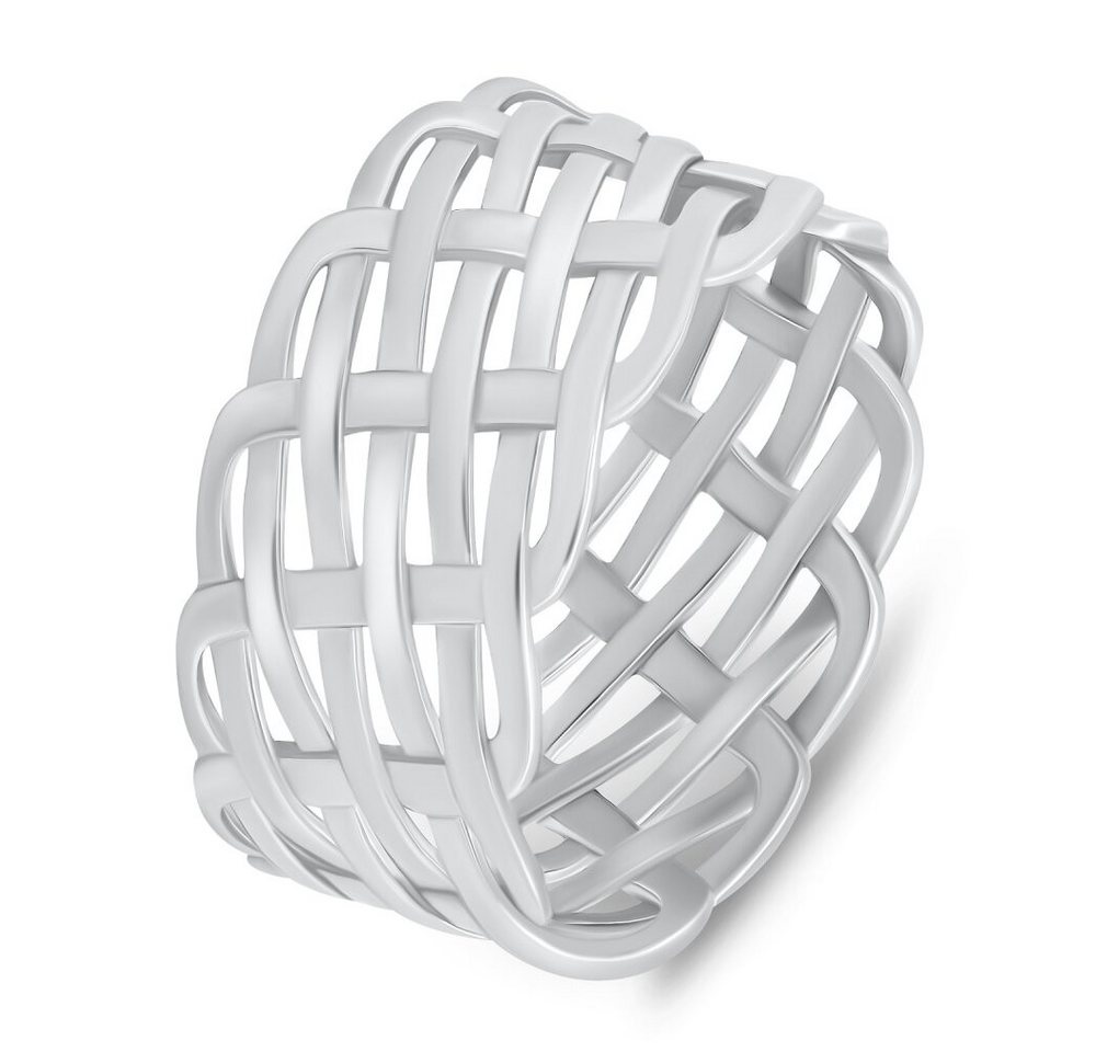 Brilio Silver Fingerring Massiver Silberring RI065W - Kreislauf: 60 mm von Brilio Silver