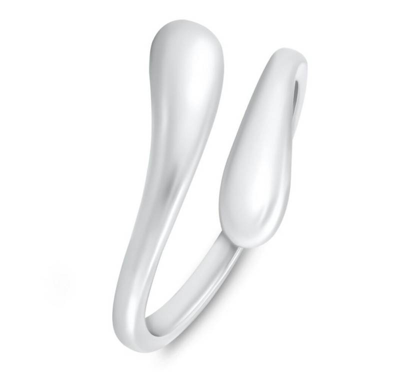 Brilio Silver Fingerring Moderner Silberring RI112W - Kreislauf: 60 mm von Brilio Silver