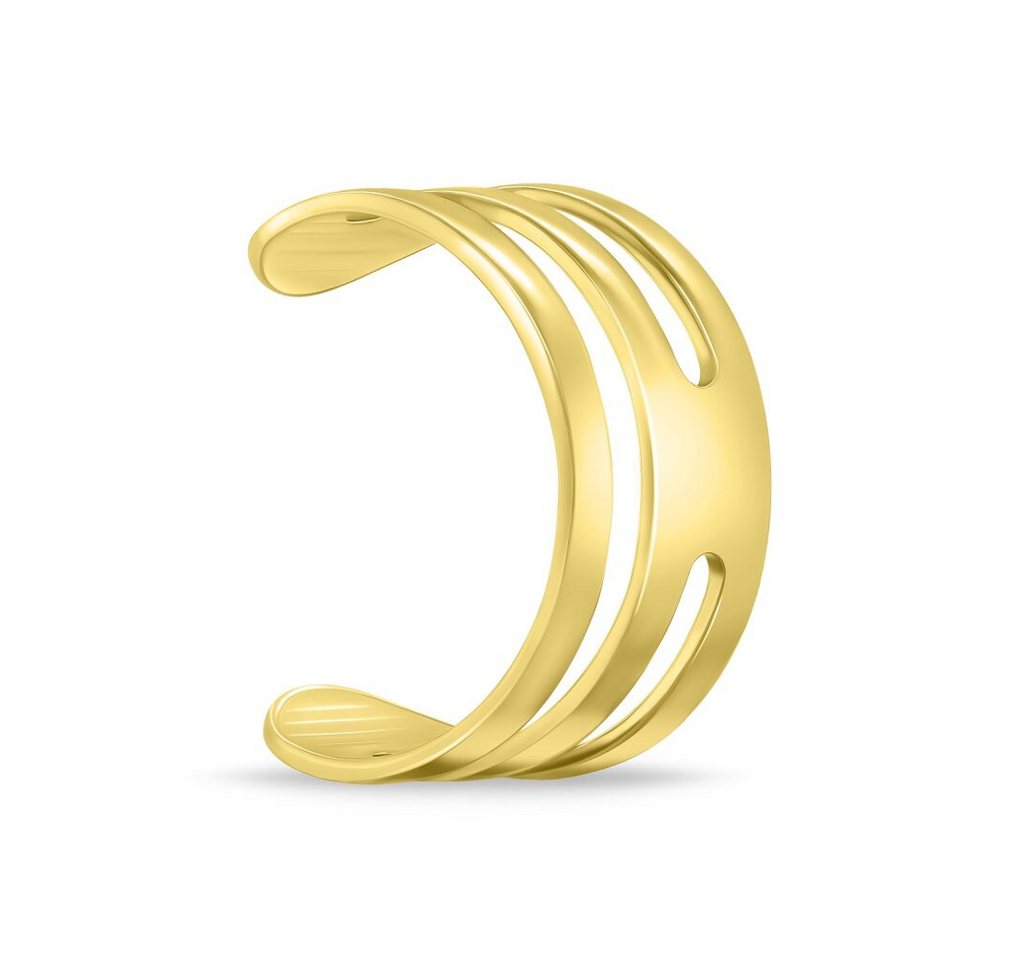 Brilio Silver Fingerring Modischer vergoldeter einzelner Ohrring EA854Y von Brilio Silver