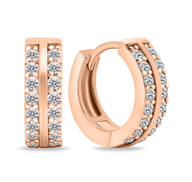 Brilio Silver Fingerring Timeless bronze rings with zircons EA662R von Brilio Silver