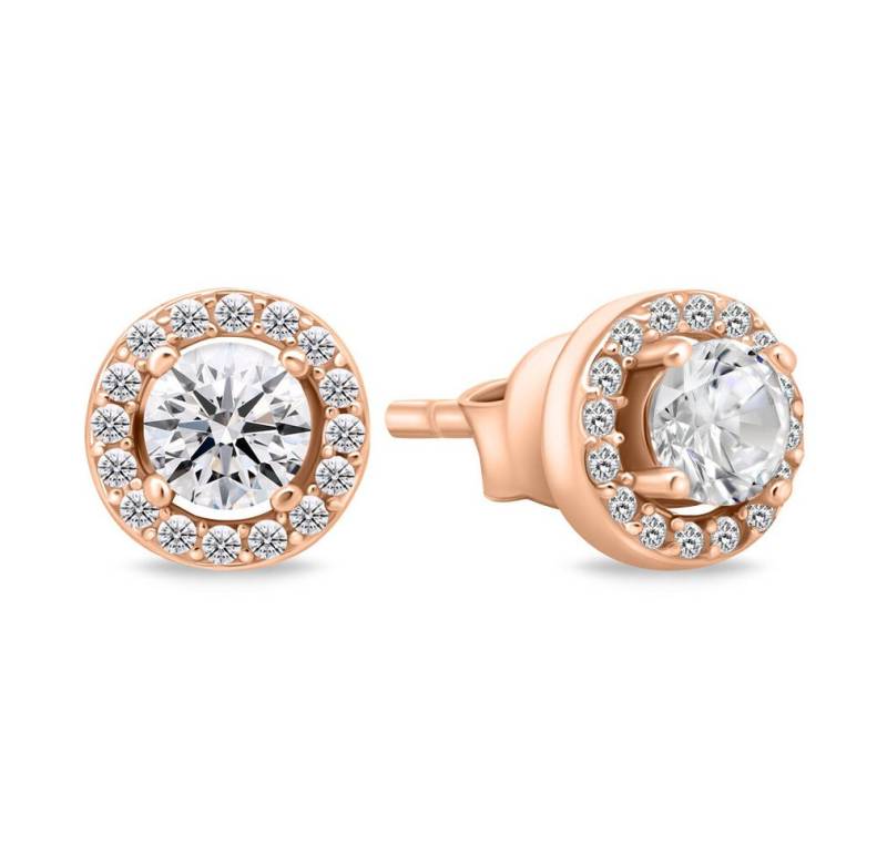 Brilio Silver Ohrring-Set Beautiful bronze earrings with zircons EA604R von Brilio Silver