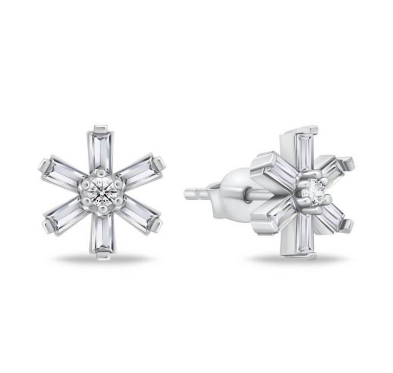 Brilio Silver Ohrring-Set Charmante Silberohrringe mit Zirkonen EA853W von Brilio Silver