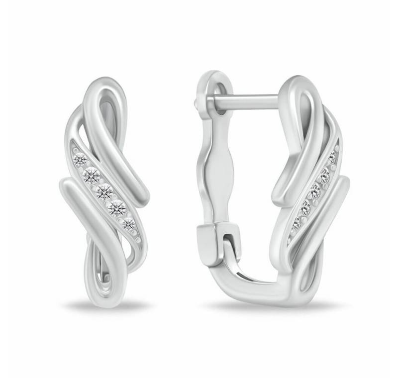 Brilio Silver Ohrring-Set Charmante Silberohrringe mit Zirkonen PE068 von Brilio Silver