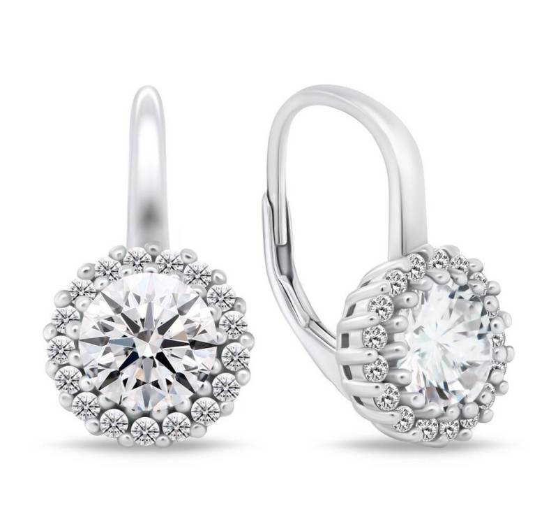 Brilio Silver Ohrring-Set Charmante Silberohrringe mit klaren Zirkonen EA746W von Brilio Silver